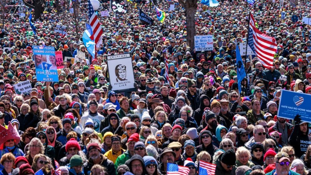 Anti-Trump protests launch on ‘No Kings’ day in US