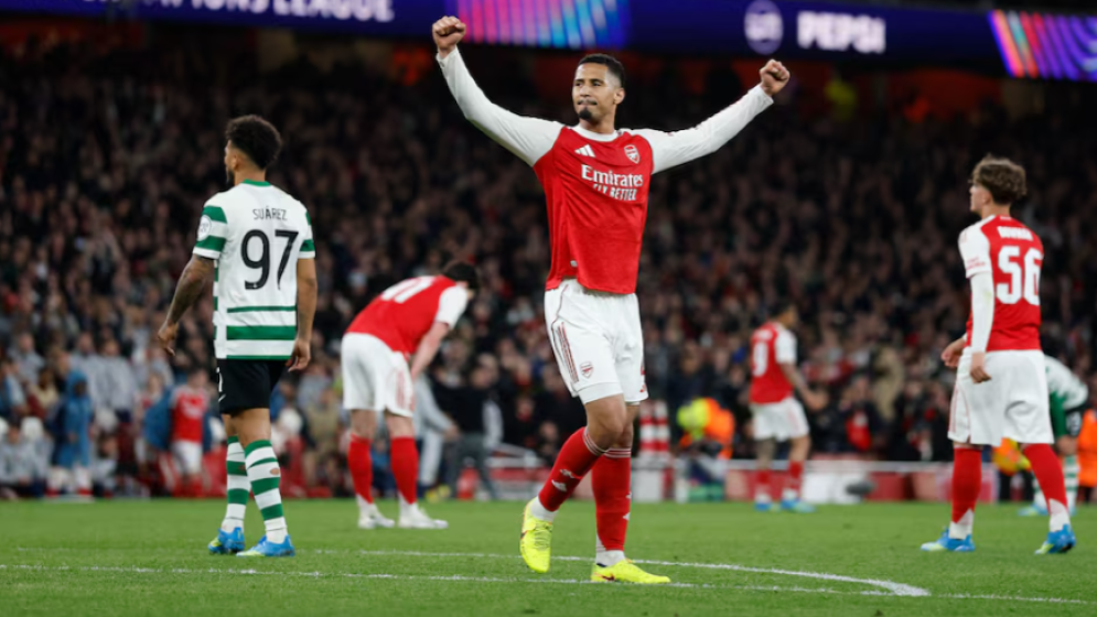 Arsenal scrape past Sporting to reach Champions League semi-finals