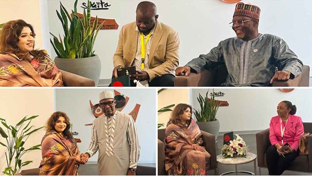 Shama Obaed holds series of meetings to boost ties with African nations