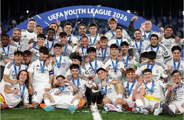 Real Madrid crowned UEFA Youth League champions