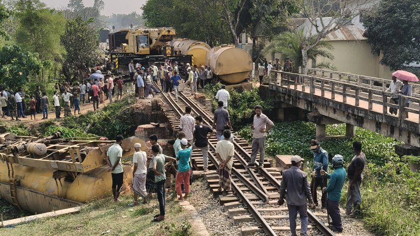 Rail link between Sylhet and rest of the country restored after 18 hours