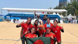 Bangladesh women off to flying start in beach kabaddi