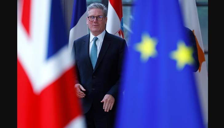 Starmer calls for ‘ambitious’ new UK-EU ties as Trump threatens to quit Nato