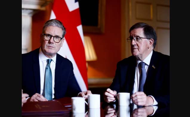 Starmer’s ‘corrosive complacency’ on defence has put UK in peril, says ex-Nato chief