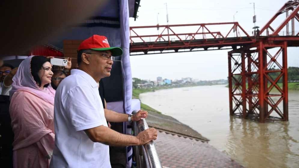 PM launches Surma riverfront beautification, flood protection project in Sylhet