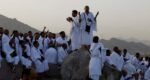 Pilgrims pray on Mount Arafat as hajj reaches peak