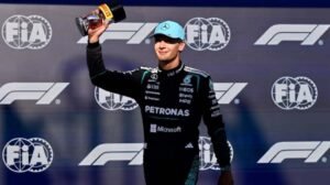 Russell beats Antonelli to sprint pole in Montreal one-two for Mercedes