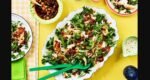 Vadouvan coronation chicken salad with lime yoghurt