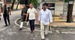 Tarique Rahman walks to BNP office in Gulshan after prayers