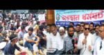 Sylhet hawkers stage sit-in protesting at eviction from streets