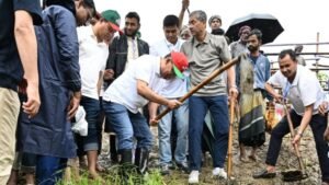 PM inaugurates Baisha River re-excavation in Sylhet