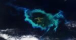 Giant ring of glowing plankton outlines deadly underwater structure