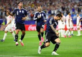 Seventh heaven for Messi as Argentina beat Jordan 3-1