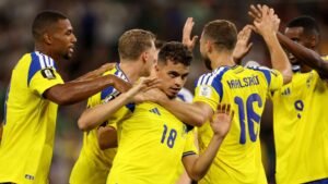 Sweden demolish Tunisia 5-1 to seize control of group