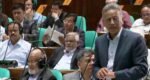 Finance Minister delivering national budget speech