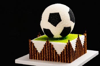 World Cup Soccer Ball Cake