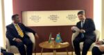 Kazakh PM meets Tarique Rahman