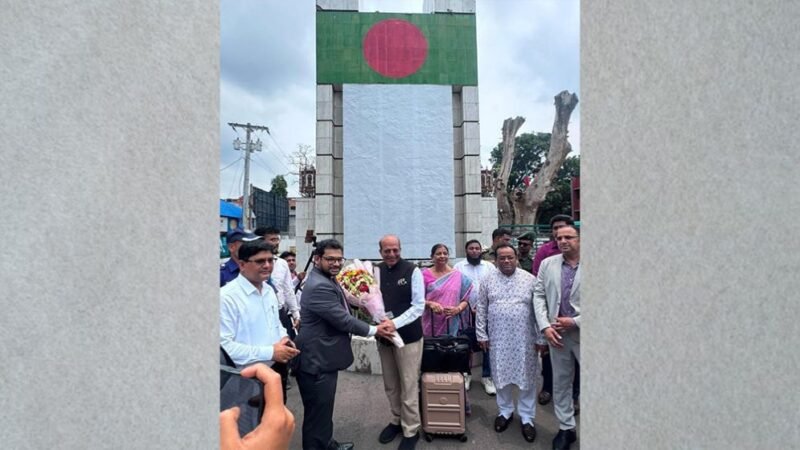 Indian High Commissioner Dinesh Trivedi arrives in Bangladesh