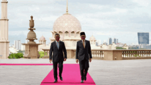 Anwar Ibrahim accords warm reception to Tarique Rahman at Perdana Putra
