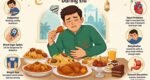 Health problems caused by excessively rich foods during Eid