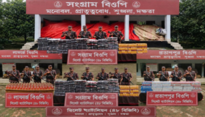 BGB Seizes Smuggled Goods worth Tk. 66.53 Lakh in Sylhet Frontier