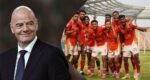 FIFA president Infantino congratulates Kings on historic treble