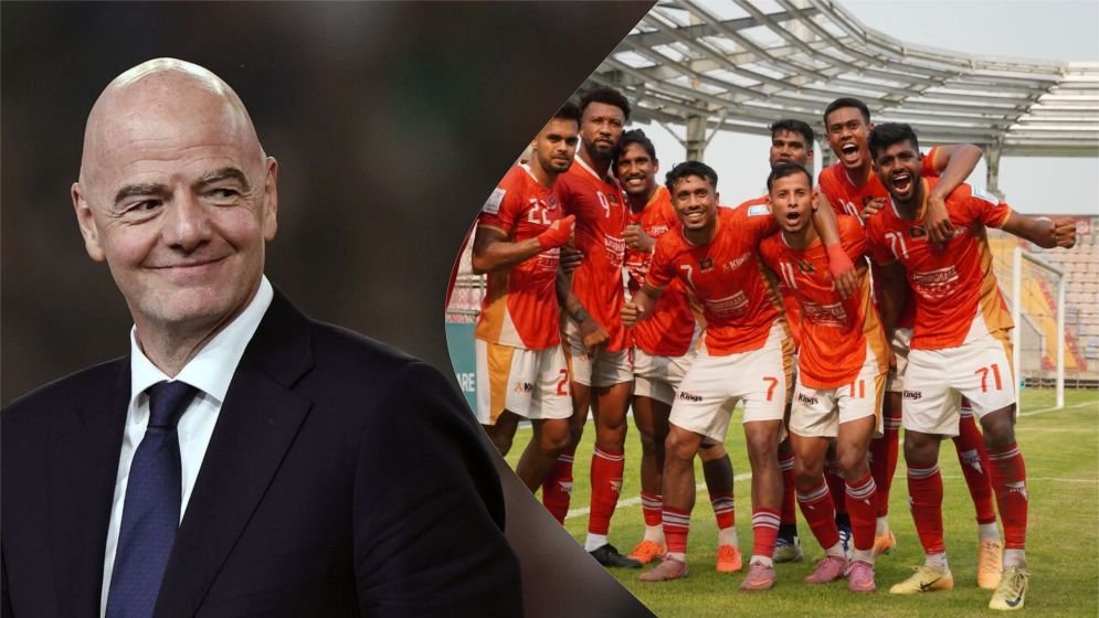 FIFA president Infantino congratulates Kings on historic treble