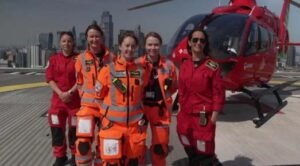 Meet London’s first all-female air ambulance crew