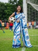 Cheering in Chic: Jersey-themed saree craze