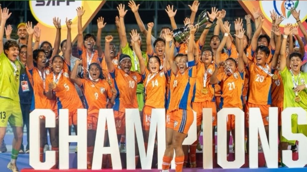 Chettri hails young India after record sixth SAFF women’s title