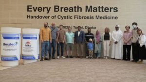 Beximco Pharma hands over affordable CF medicines to patients from six countries