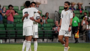 Saudi Arabia beat Puerto Rico 3-0 after weather delay