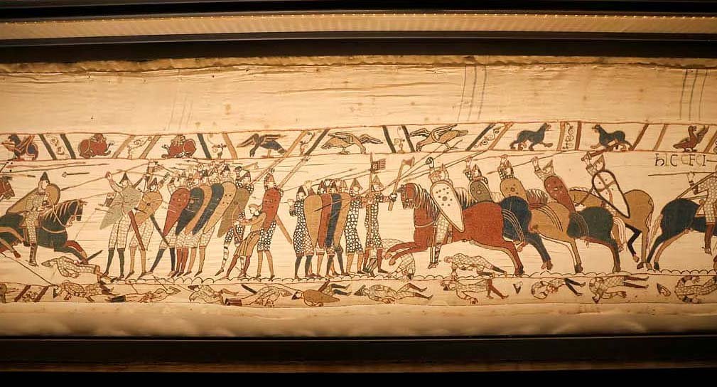 Bayeux Tapestry returns to Britain for first time in nearly 1,000 years