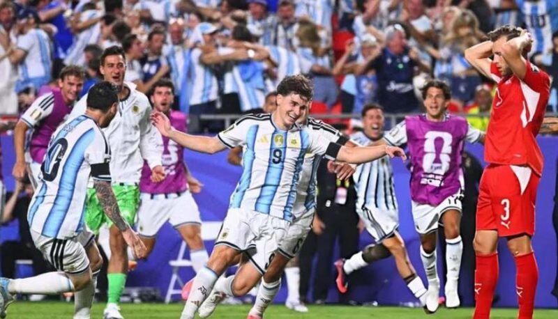 Argentina beats Switzerland 3-1 in extra time, advancing to World Cup semifinals