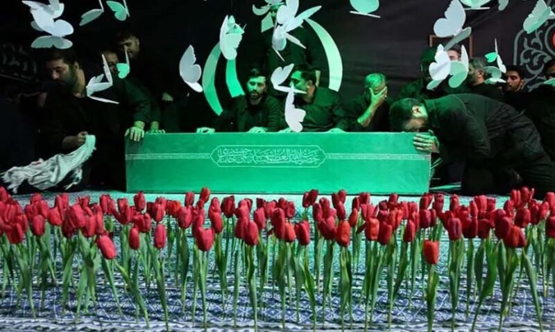 Crowds enter Khamenei’s funeral venue ahead of processions