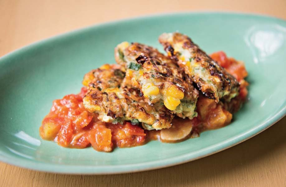 Take advantage of okra’s slime to make pillowy Summer Vegetable Scallion Pancakes