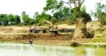 Illegal sand mining put 25 Sylhet villages in threat