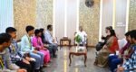 PM meets winners of International, European Girls’ Mathematics Olympiads