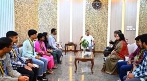 PM meets winners of International, European Girls’ Mathematics Olympiads