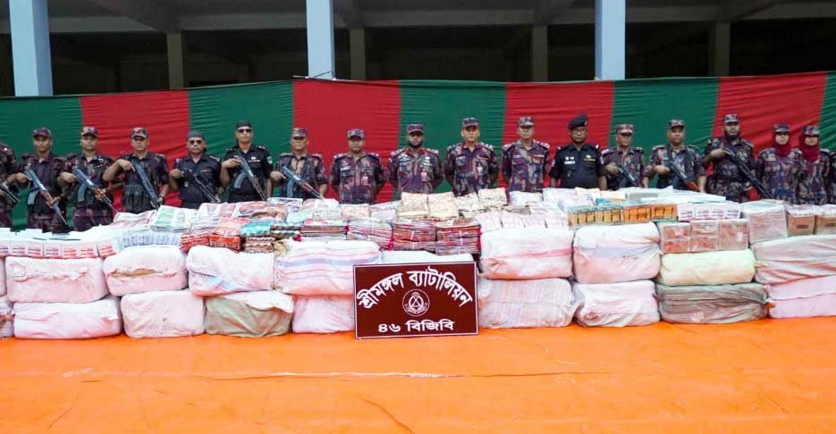 Indian smuggled goods worth Tk 3 cr seized in Sreemangal