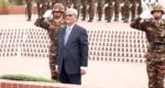 Newly-elected Prez pays tribute at National Memorial