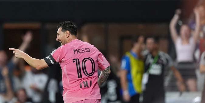 Messi scores twice as Inter Miami beat San Luis 4-2