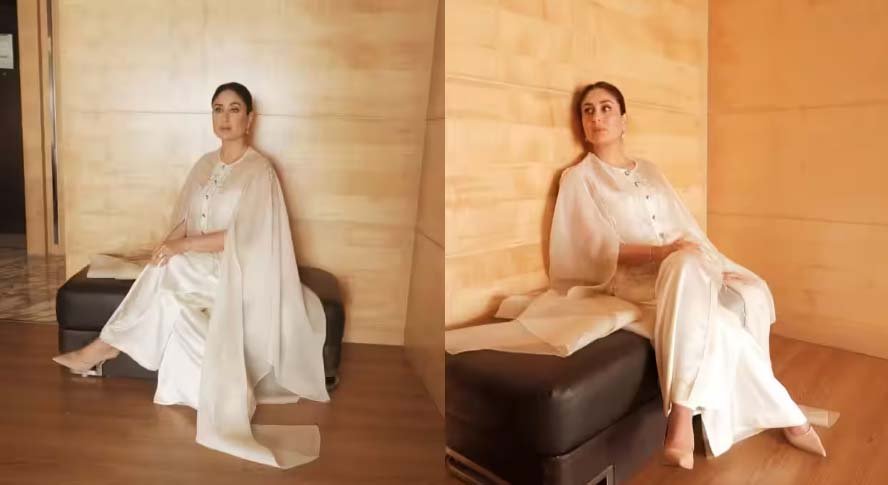 Kareena Kapoor’s Ivory Cape Set Is The Easiest Festive Outfit To Recreate This Season