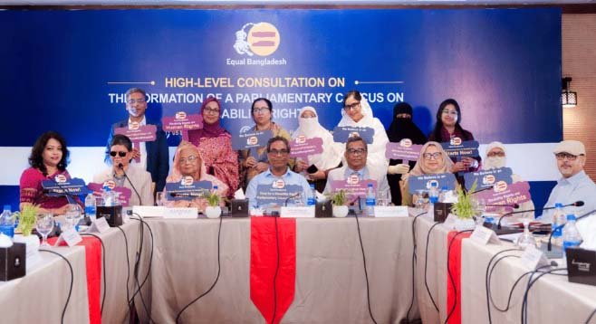 Govt pledges to form parliamentary caucus on disability rights