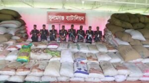 BGB seizes smuggled goods worth Tk 931.27cr in Sunamganj