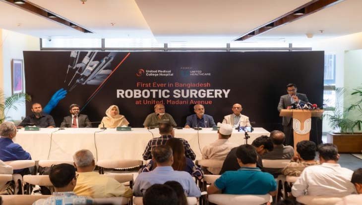 United Healthcare performs Bangladesh’s first robotic surgeries