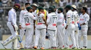 Nayeem’s four wickets give Bangladesh 27-run lead