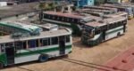 Transport workers on strike in Habiganj