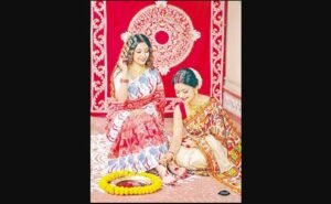 Backdrops for puja decoration