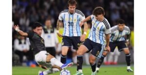 Argentina begin Messi-less era with 4-0 win over Bolivia